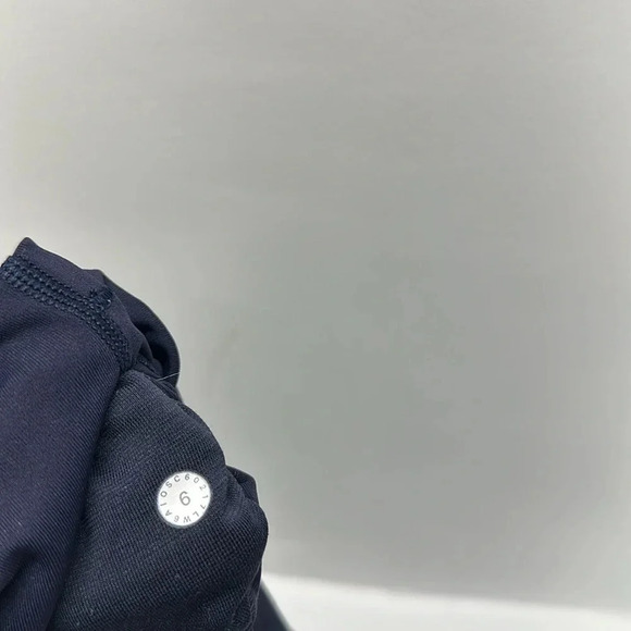 Lululemon Wunder Under Cropped Leggings Hi Rise Tights Luxtreme 17" Onyx Blue 6 - Picture 6 of 7